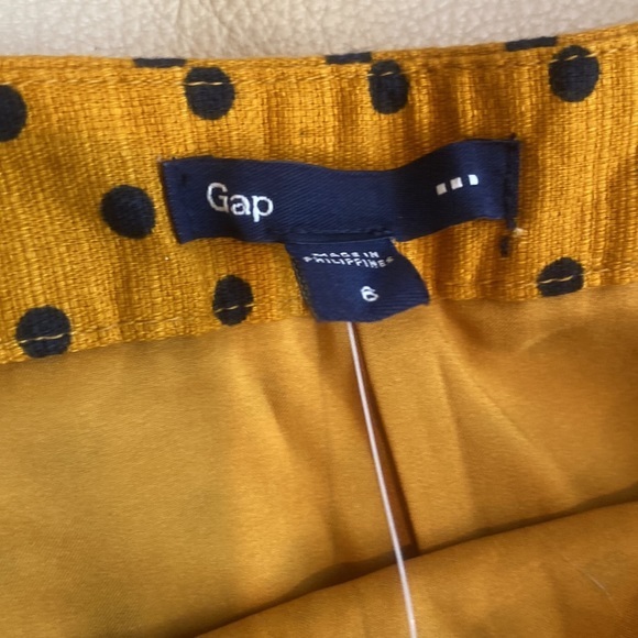 Brand New Polka Dot Gap Skirt SZ 6 - Picture 2 of 3